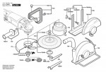 Bosch 0 601 756 003 Gws 25-230 Angle Grinder 230 V / Eu Spare Parts